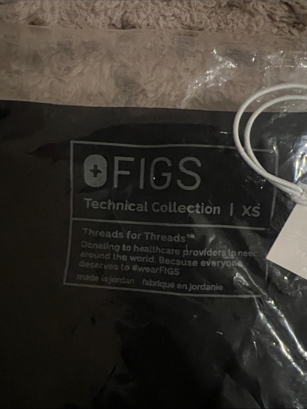 Figs women  Black Technical scrub top - Picture 3 of 3